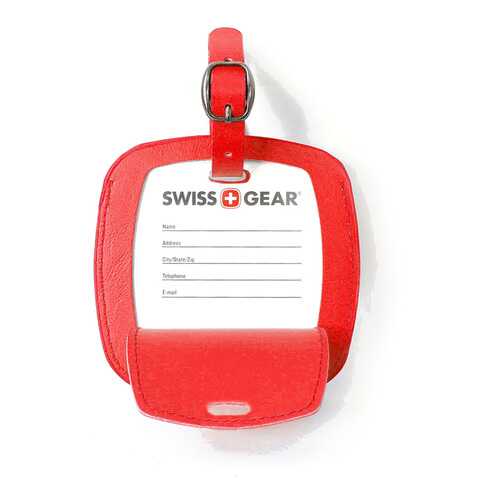 Бирка для багажа SWISSGEAR WJ3190red красная в Декатлон