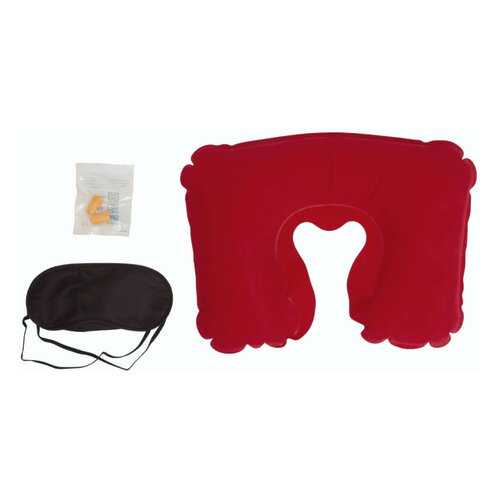 Дорожный набор Verona Pillow, 3 предмета, бургунди в Декатлон
