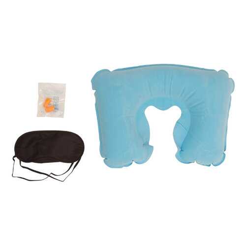 Дорожный набор Verona Pillow, 3 предмета, голубой в Декатлон