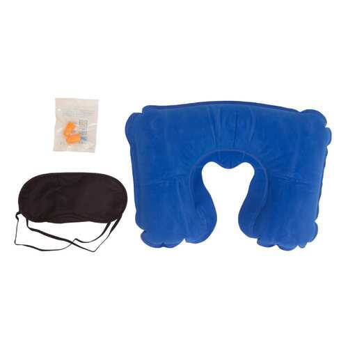 Дорожный набор Verona Pillow, 3 предмета, синий в Декатлон