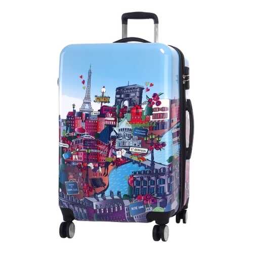 Чемодан Sun Voyage Assorti Paris SV015-AC020-24 разноцветный M в Декатлон