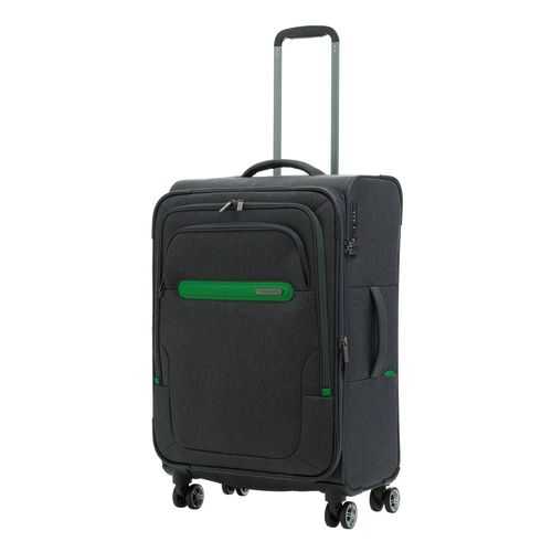 Чемодан Travelite Madeira 4-Wheels Trolley Exp anthracite/green M в Декатлон