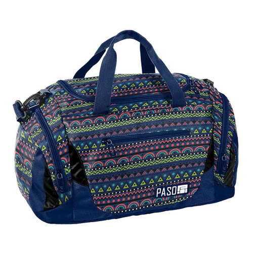 Дорожная сумка Paso Ethnic Ornament Blue 44 x 23,5 x 23 в Декатлон