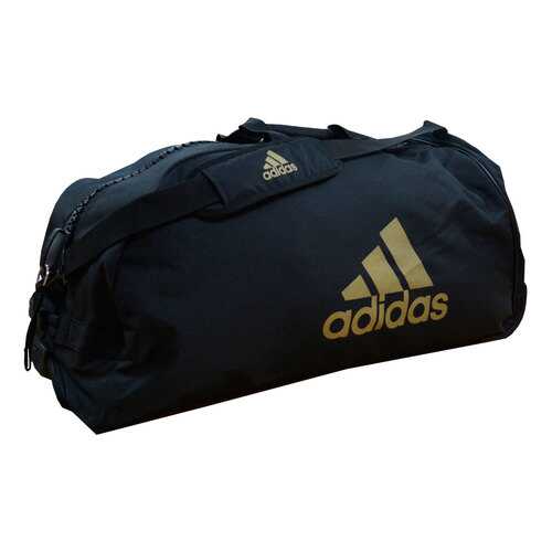 Спортивная сумка Adidas Trolley Bag Combat Sports XL черная/золотая в Декатлон