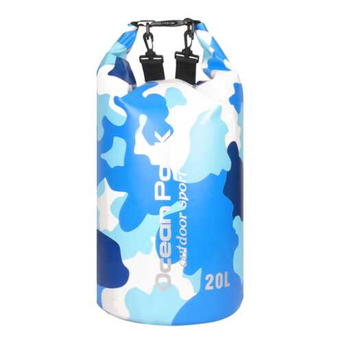 Спортивная сумка Nuobi Camouflage Ocean Pack 20 голубая в Декатлон