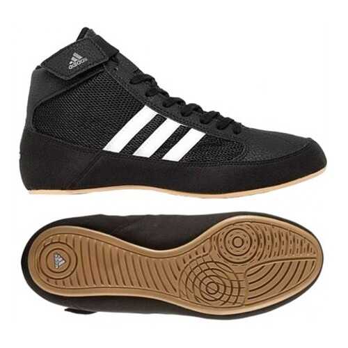 Борцовки Adidas HVC 2, black/white, 35 в Декатлон