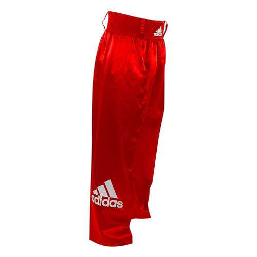 Брюки для кикбоксинга Adidas Kick Boxing Pants Full Contact красные 190 см в Декатлон