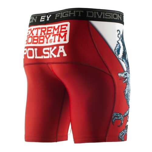 Компрессионные штаны Extreme Hobby Vale Tudo Polish Eagle красные, S, 190 см в Декатлон