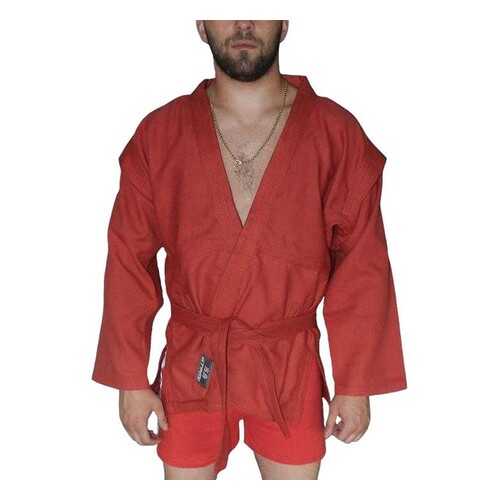 Куртка для единоборств Atemi AX5J красная, 26 RU, 115-120 см в Декатлон