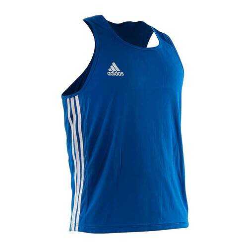 Майка боксерская Adidas Boxing Top Punch Line синяя 2XL в Декатлон