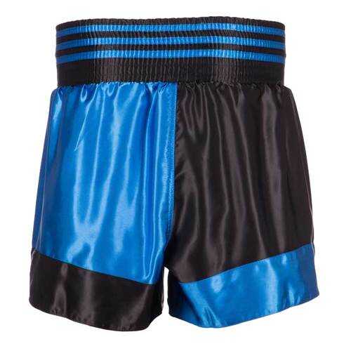 Шорты для кикбоксинга Adidas Kick Boxing Short Satin черно-синие XL в Декатлон