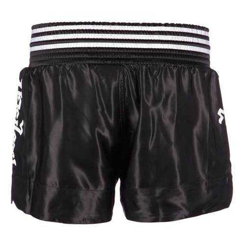 Шорты для тайского бокса Adidas Thai Boxing Short Satin черно-белые XS в Декатлон