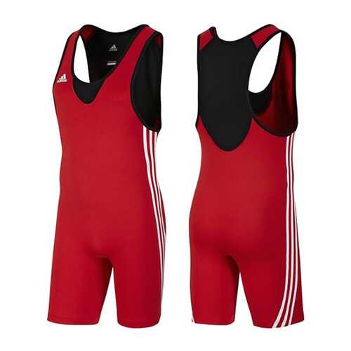 Трико борцовское Adidas Base Wrestler красное M в Декатлон