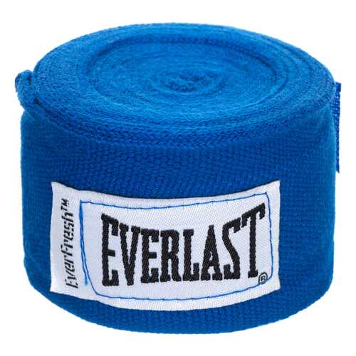 Бинт боксерский Everlast 4463BL, 2.5 м, эластик, синий в Декатлон