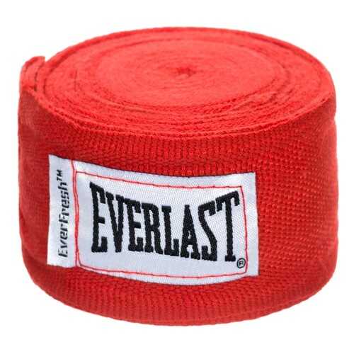 Бинт боксерский Everlast 4464RD, 3.5 м, эластик, красный в Декатлон