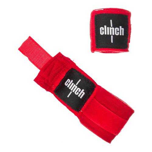 Бинты эластичные Clinch Boxing Crepe Bandage Punch красные 2,55 м в Декатлон