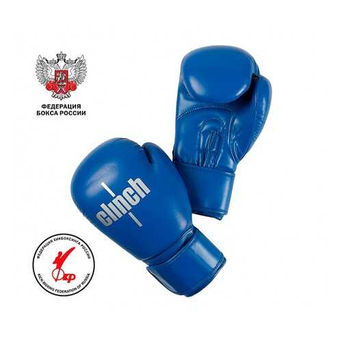 Боксерские перчатки Clinch Olimp Plus синие 14 унций в Декатлон