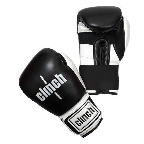 Боксерские перчатки Clinch Punch черные 10 унций в Декатлон