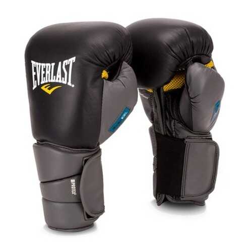 Боксерские перчатки Everlast Gel Protex3 111201XLGLU черные 12 унций в Декатлон