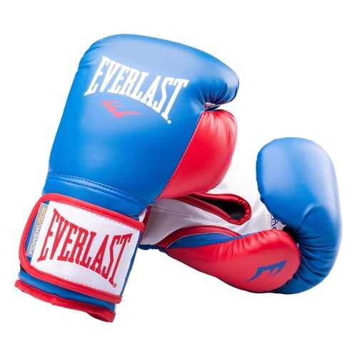 Боксерские перчатки Everlast Powerlock красные/синие 12 унций в Декатлон