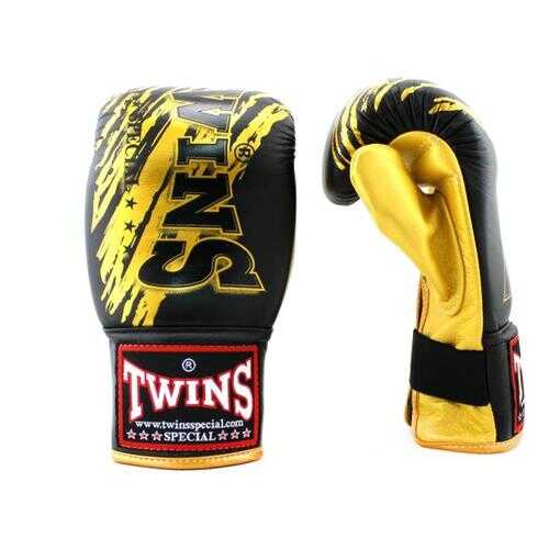 Боксерские перчатки снарядные Twins Fancy Training Bag Gloves FTBGL1F-TW2 черные 10 унций в Декатлон