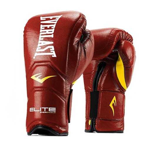 Боксерские перчатки тренировочные Everlast Elite Pro красные 14 унций в Декатлон