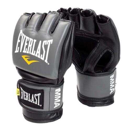 Боксерские перчатки тренировочные Everlast Pro Style Grappling S/M серые 4 унции в Декатлон