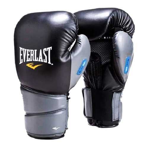 Боксерские перчатки тренировочные Everlast Protex 2 черные 12 унций в Декатлон
