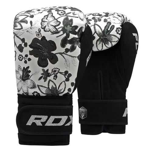 Боксерские тренировочные перчатки RDX FL-4 FLORAL WHITE в Декатлон