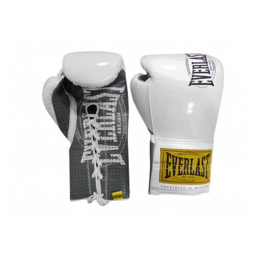 Перчатки боевые Everlast 1910 Classic белые 8 унций в Декатлон