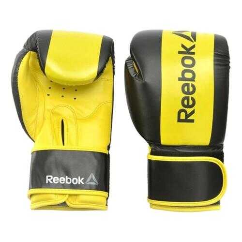 Перчатки боксерские Reebok Retail Boxing Gloves желтые в Декатлон