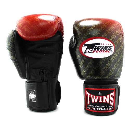 Перчатки боксерские Twins FBGVL3-TW1 FANCY BOXING GLOVES черно-красные в Декатлон