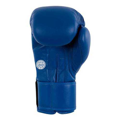 Перчатки для кикбоксинга Adidas WAKO Kickboxing Competition Glove синие 10 унций в Декатлон