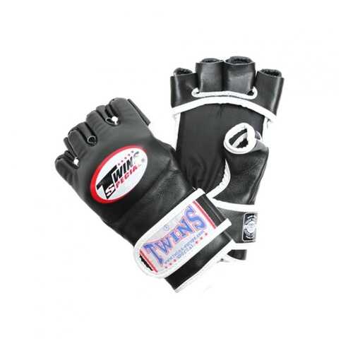 Twins Перчатки MMA Twins GGL6 GRAPPLING GLOVES черно-белые в Декатлон