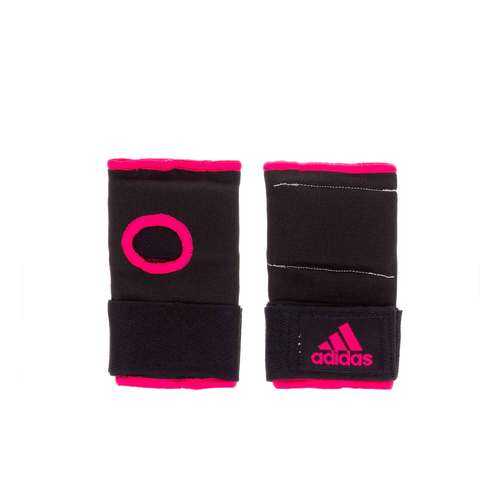 Внутренние перчатки Adidas Super Inner Gloves Gel Knuckle черно-розовые S в Декатлон