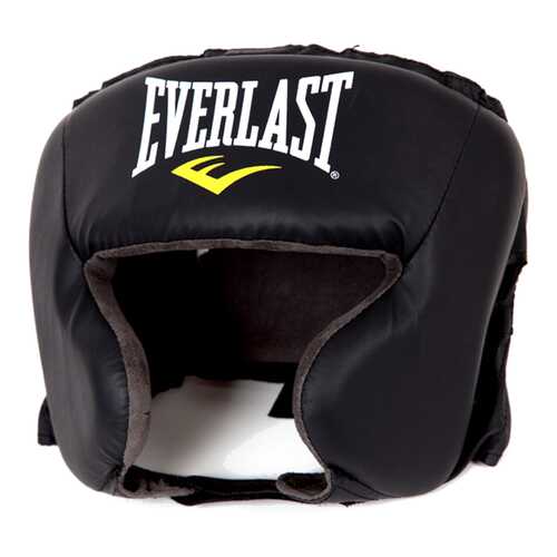 Боксерский шлем Everlast Durahide 4022U черный One Size в Декатлон