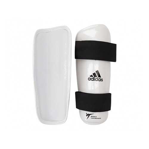 Защита голени для тхэквондо Adidas WT Shin Pad Protector белая S в Декатлон