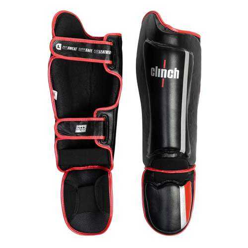 Защита голени и стопы Clinch Shin Instep Guard M1 черная S в Декатлон