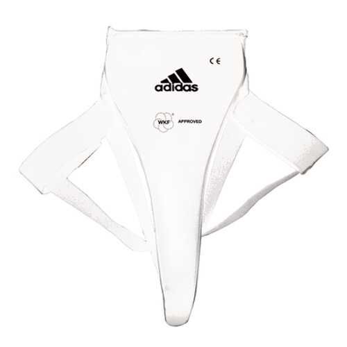 Защита паха женская Adidas WKF Lady Groin Guard белая L в Декатлон