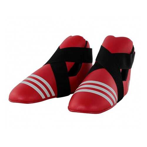 Защита стопы Adidas WAKO Kickboxing Safety Boots красная M в Декатлон