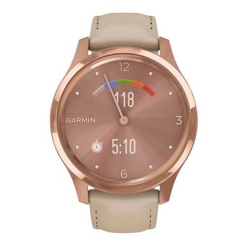 Спортивные наручные часы Garmin Vivomove Luxe Rose Gold/Light Sand в Декатлон