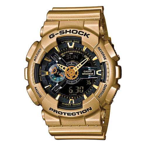 Японские наручные часы Casio G-Shock GA-110GD-9B с хронографом в Декатлон