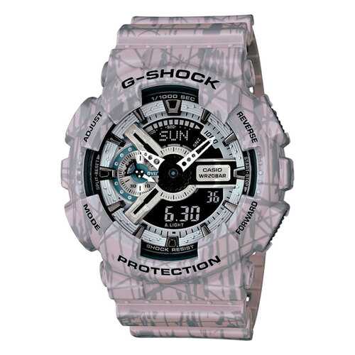 Японские наручные часы Casio G-Shock GA-110SL-8A с хронографом в Декатлон