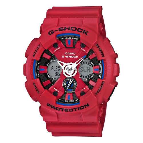 Японские наручные часы Casio G-Shock GA-120TR-4A с хронографом в Декатлон