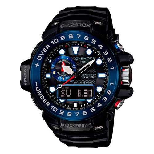 Японские наручные часы Casio G-Shock GWN-1000B-1B с хронографом в Декатлон