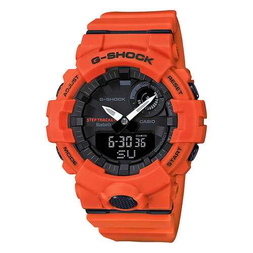 Японские спортивные наручные часы Casio G-Shock GBA-800-4A с хронографом в Декатлон