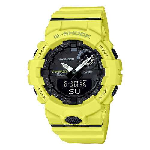 Японские спортивные наручные часы Casio G-SHOCK GBA-800-9A с хронографом в Декатлон