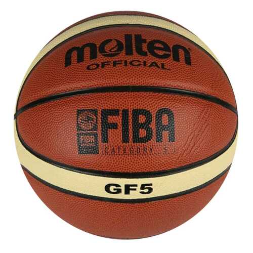 Баскетбольный мяч Molten BGF5 №5 brown в Декатлон