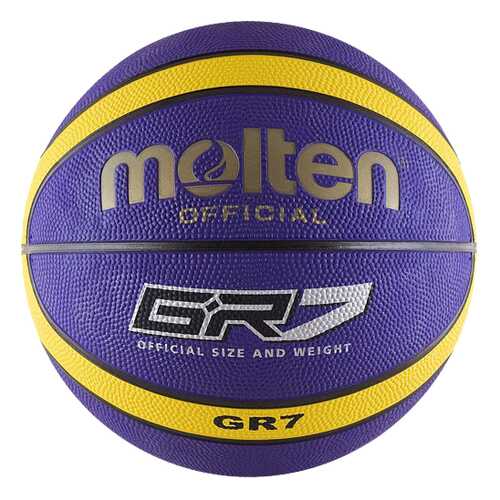Баскетбольный мяч Molten BGR7-VY №7 violet/yellow в Декатлон