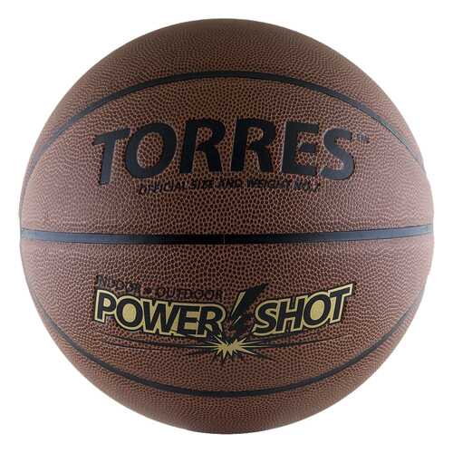 Баскетбольный мяч Torres Power Shot B10087 №7 brown в Декатлон